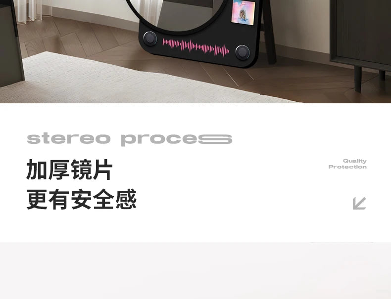 Children's Room Decoration Home Luxury Living Room Decorations Aesthetic Floor Mirror With Lighting Bathroom Decor Bedroom Deco