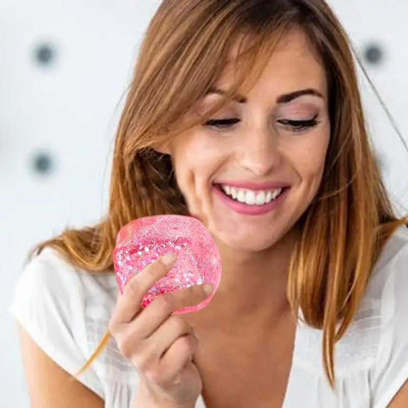 Maltose Cube Stress Squeeze Toy D ecompression Small Ice Cubes Anti Stress Slow Rebound Polar Light Colorful Squeeze TPR Block