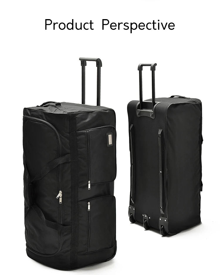 32"40" inch Large Capacity Trolley luggage Rolling Luggage Waterproof Oxford Duffel Bag Trolley bag With wheels Travel Suitcase