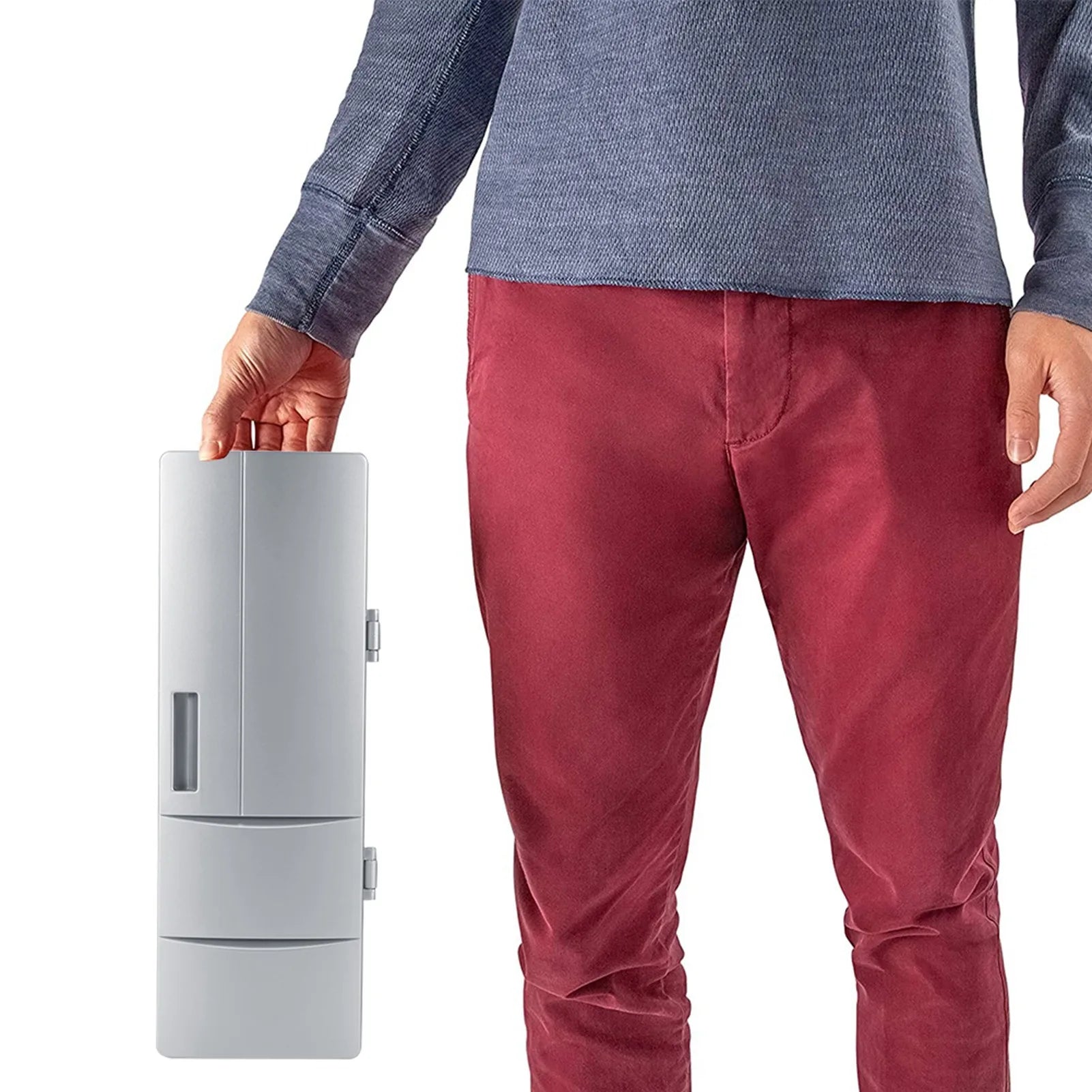 Compact Mini USB Fridge Freezer Cans Drink Beer Cooler Warmer Travel Car Office Use