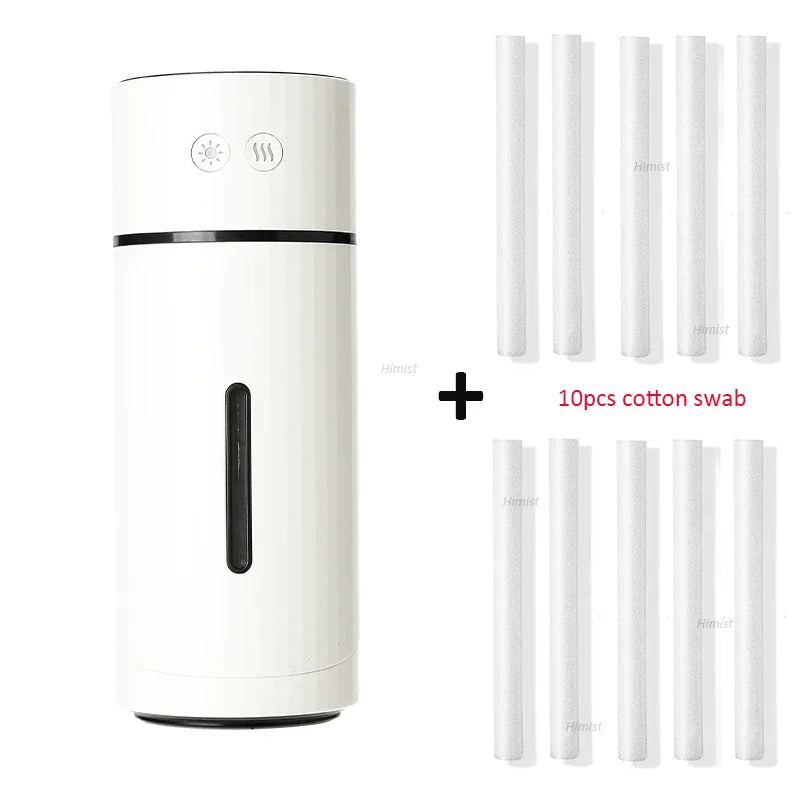 260ML Wireless Air Humidifier USB Aromatherapy Diffuser 1000mAh Rechargeable Battery Ultrasonic Cool Mist Maker Quiet Fogger
