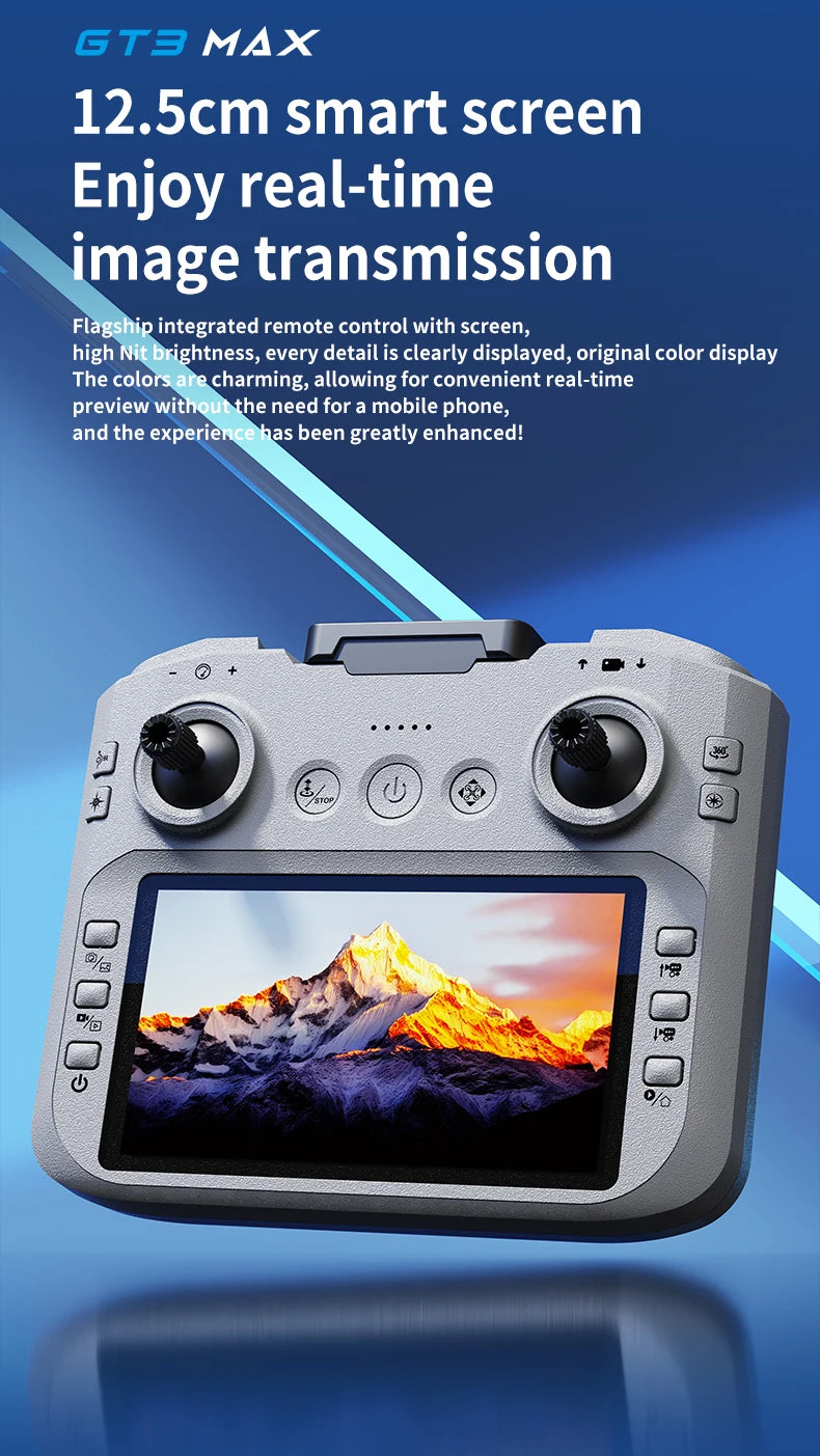 2025 GT3 MAX 8K HD Drone Screen Control Professional Aerial Avoiding Obstacle Remote Control Brushless Quadcopter Mini UAV