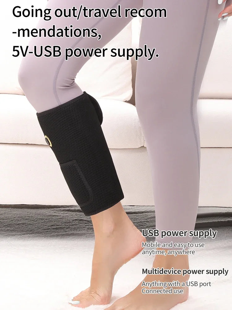 Heating Calf 3 Modes Electric Airbag Compression Leg Heated Calf Foot Heating Muscle Relax Blood Circulation Foot Massage