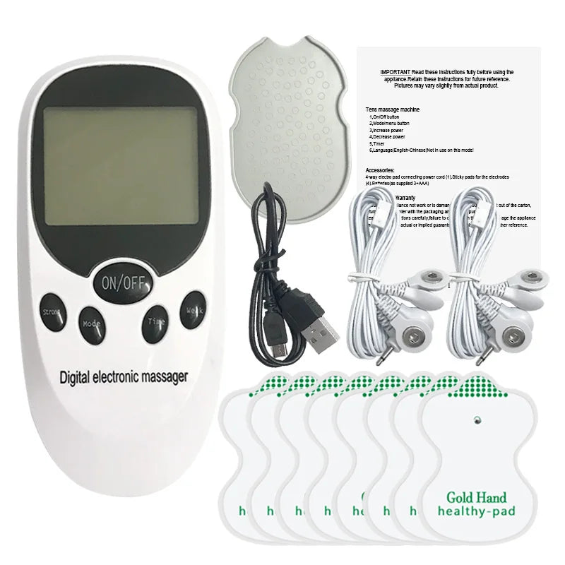 EMS Muscle Machine Body Massager Relaxation Treatments Tennis Acupuncture Pen Massage Tens Fisioterapia Muscle Electrostimulator