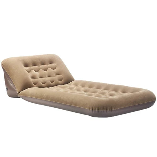 Inflatable Folding Sofa Double Multifunctional Outdoor Camping Inflatable Mattress Travel Backrest Sofa Bed