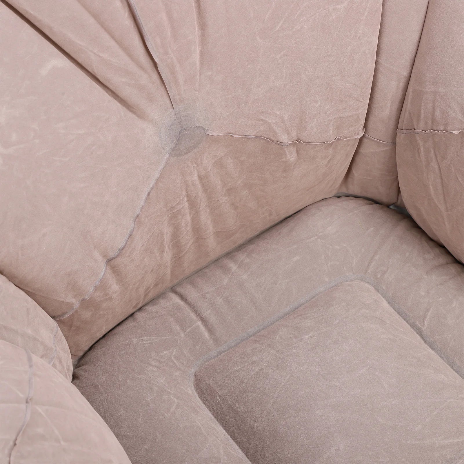 ZK20 Inflatable Lounge Chair Portable Sofa Couch for Living Room Bedroom Balcony Reading Room Gray