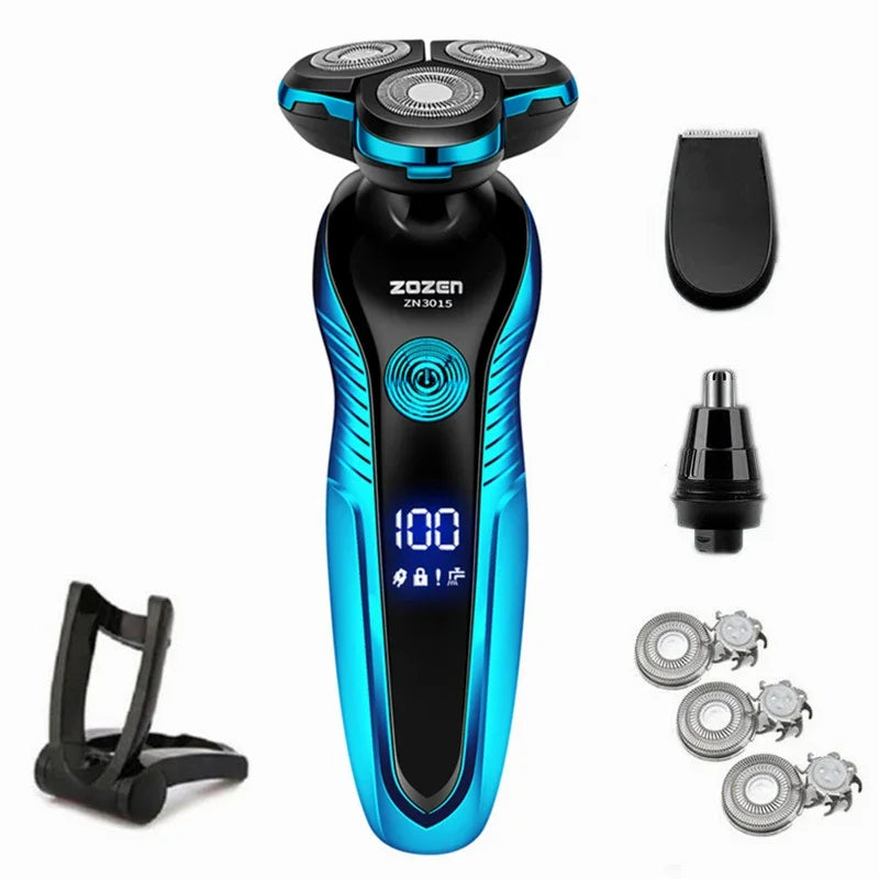ZOZEN Electric Shaver Electric Razor Body Hair Clipper Cutting Shaving Machine for Men Women Beard Trimmer Washable Rechargeable