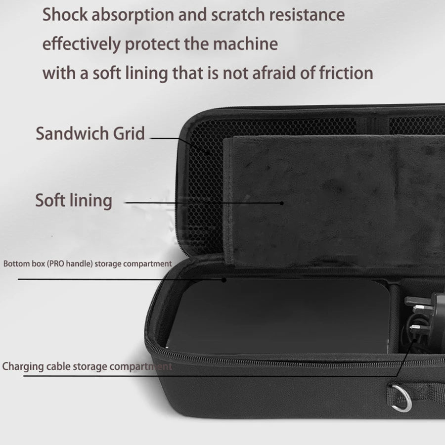 New  For Switch 2 Storage Bag with OLED Protective Cover, Large Capacity Portable Hard Shell Bracket Bag
