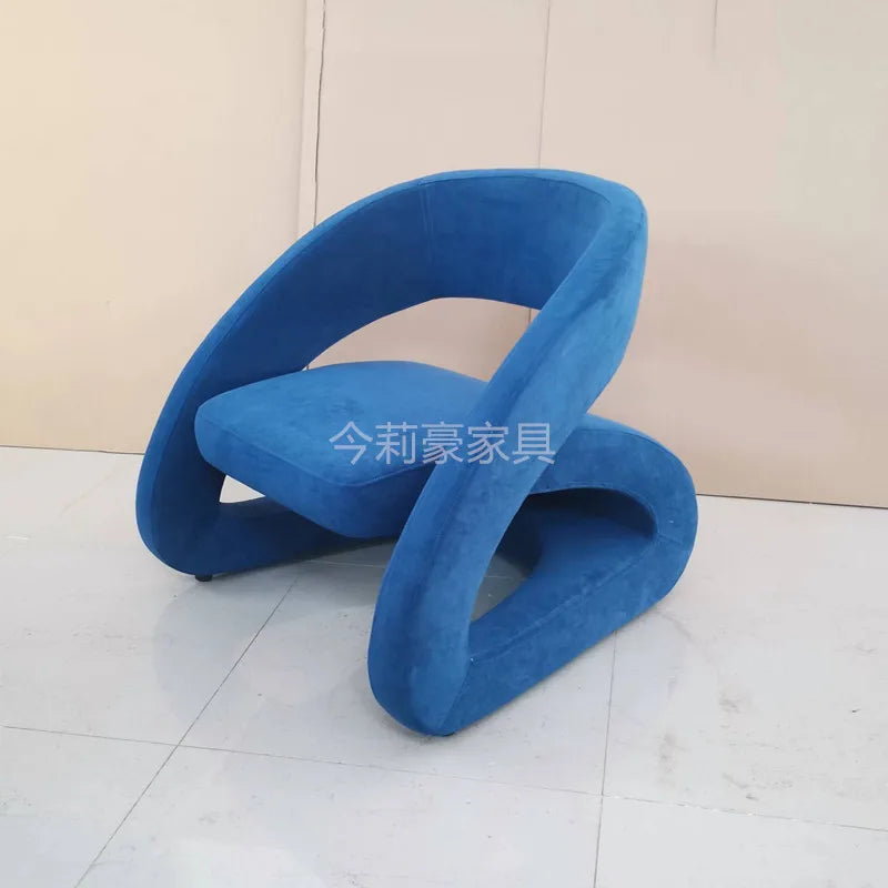 Lazy Nordic Living Room Chairs Red Leisure Comfy Puffs Modern Bedroom Chairs Lounge Design Hotel Sillas De Sala Home Furniture