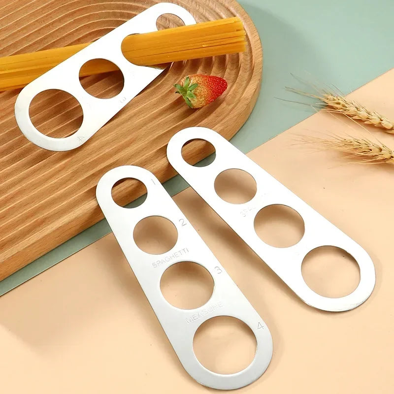4 Holes Spaghetti Measurer Stainless Steel Kitchen Accessories 1Pcs Pasta Noodle Measure accessoires de cuisine  spaghetti