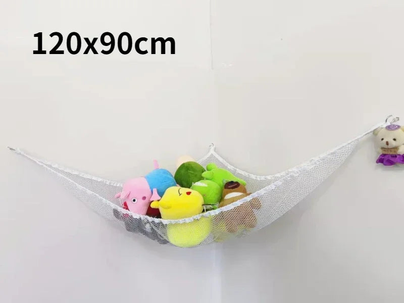 S/M/L Cute Children Bedroom Toys Hammock Net Stuffed Animals Toys Hammock Net Organize Storage Mesh Holder swing Storage Boxes