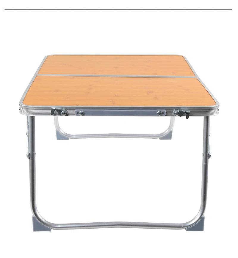 Mini Folding Table Outdoor Aluminum Table Camping Density Board Table Portable Picnic BBQ Small Table Computer Table