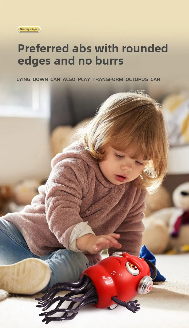 Dancing Octopus Kid Electronic Pet Toys Cartoon Interactive Development Moving Education Toddler Toy Gift Creative birthday gift