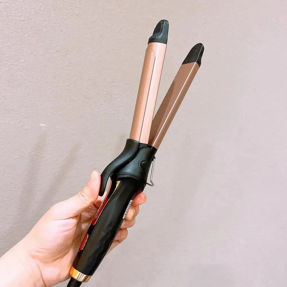 2 in 1 Automatic Hair Curler Auto Rotating Ceramic Hair Roller Professional Curling Iron Curling Wand Hair Waver