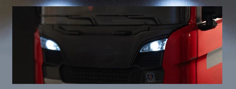 HUINA 1501 770S Alloy Tractor 19CH RC Truck 1/18 2.4G remote control Engineering Trailer Truck with Light and Sound Toys