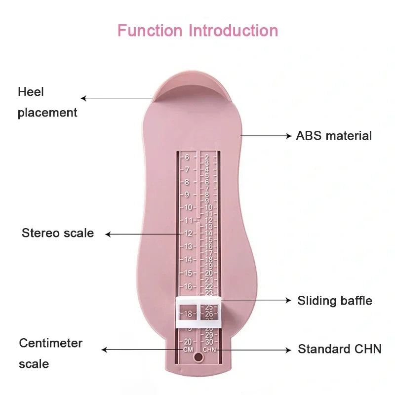 1pcs Baby Foot Ruler Kids Foot Length Measuring Device Child Shoes Calculator For Children Infant Shoes Fittings Gauge Tools