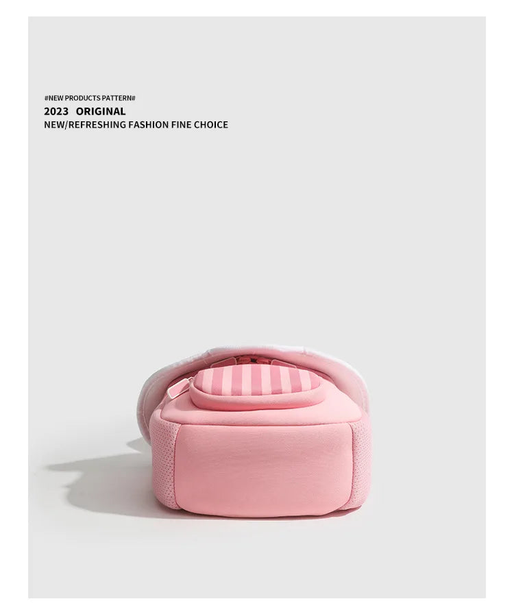 2024 New Korean Version Ice cream Shape Children's Backpack Kindergarten Schoolbag 3-5 Years Old Boys Girls Cute Children Bag