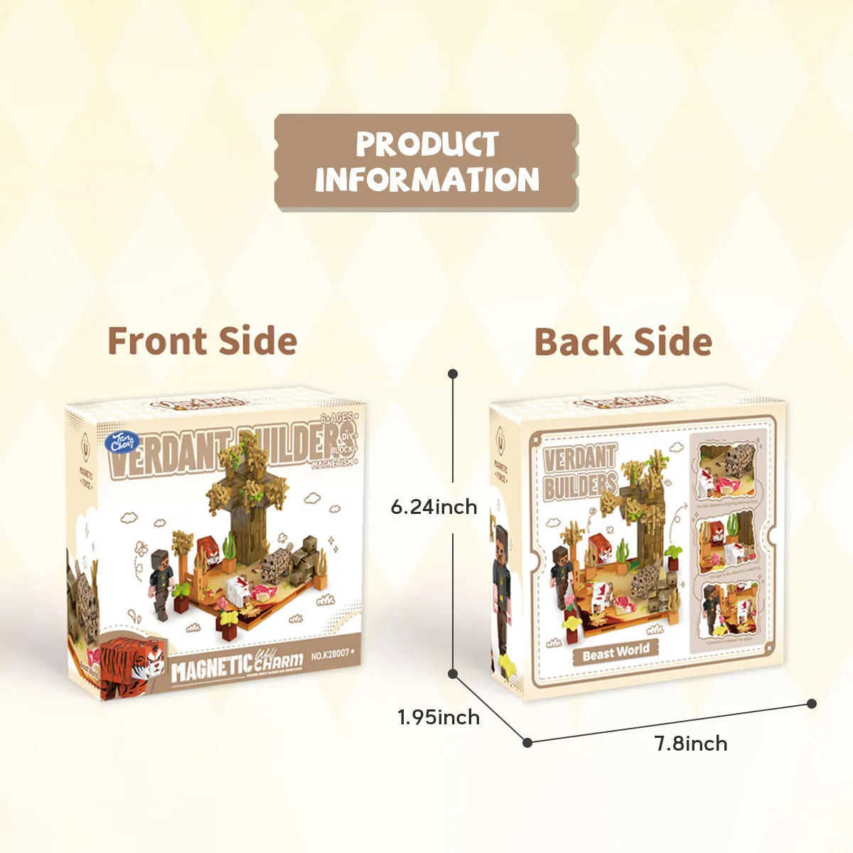 3D My Magnetic Building Blocks, DIY Learning Building Space Reasoning Toys, Birthday Gifts for Children over 6 Years Old