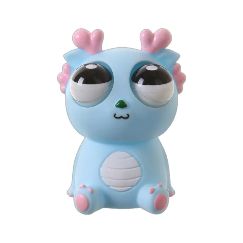 Creative Explosive Eye Dragon Dinosaur Decompression Toy Squeezing Joy Squeezing Staring Eye Funny Release Animal Sensory Toys