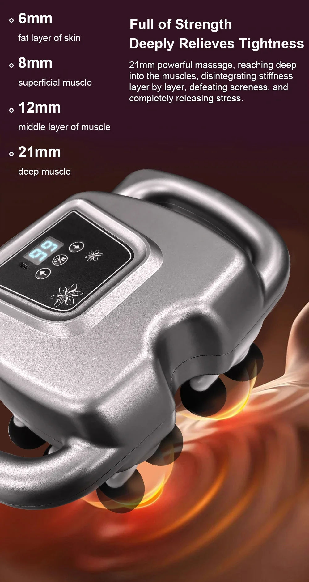 Fascia Gun Muscle Massage Gun Sixteen High Frequency Neck Shoulder Waist Massage Machine Professional Muscle Massage Gun