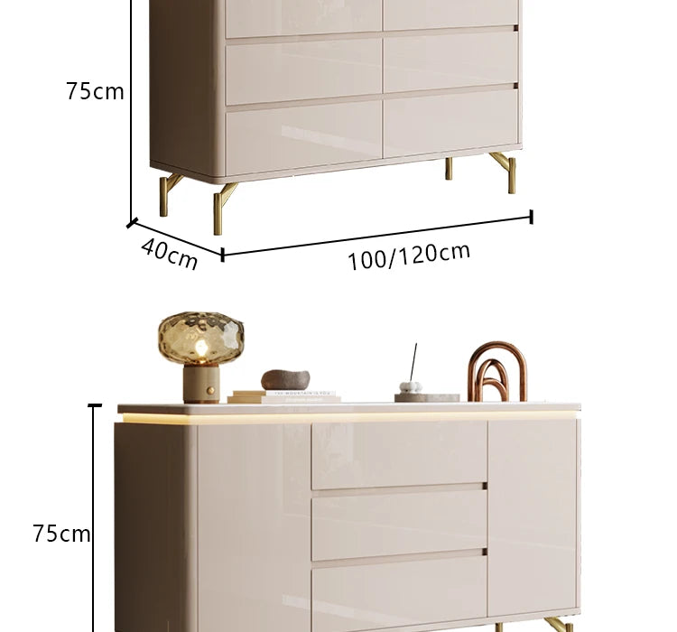Simple Space Saving Cabinets Living Room Portable Storage Modern Trendy Display Cabinet Simple Luxury Vitrina Furniture