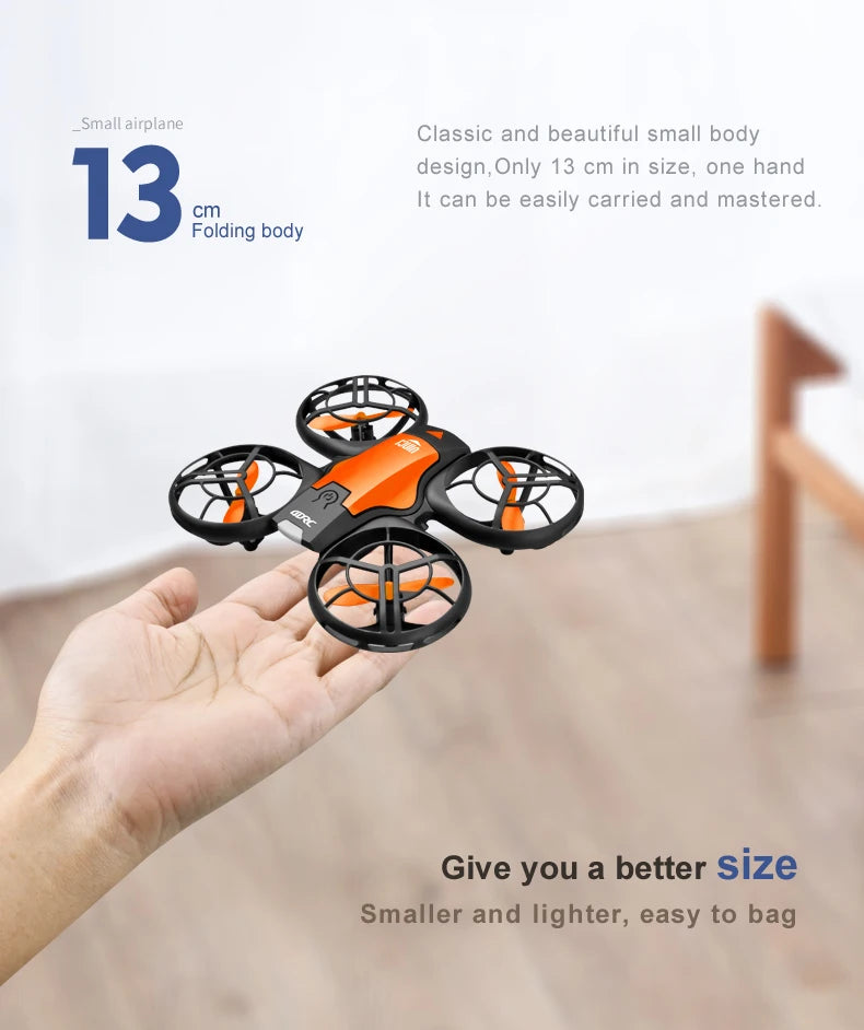 4DRC V8 Mini Drone 4k profession HD Wide Angle Camera 1080P WiFi fpv Dron Camera Height Keep Drones Camera RC Quadcopter Toys