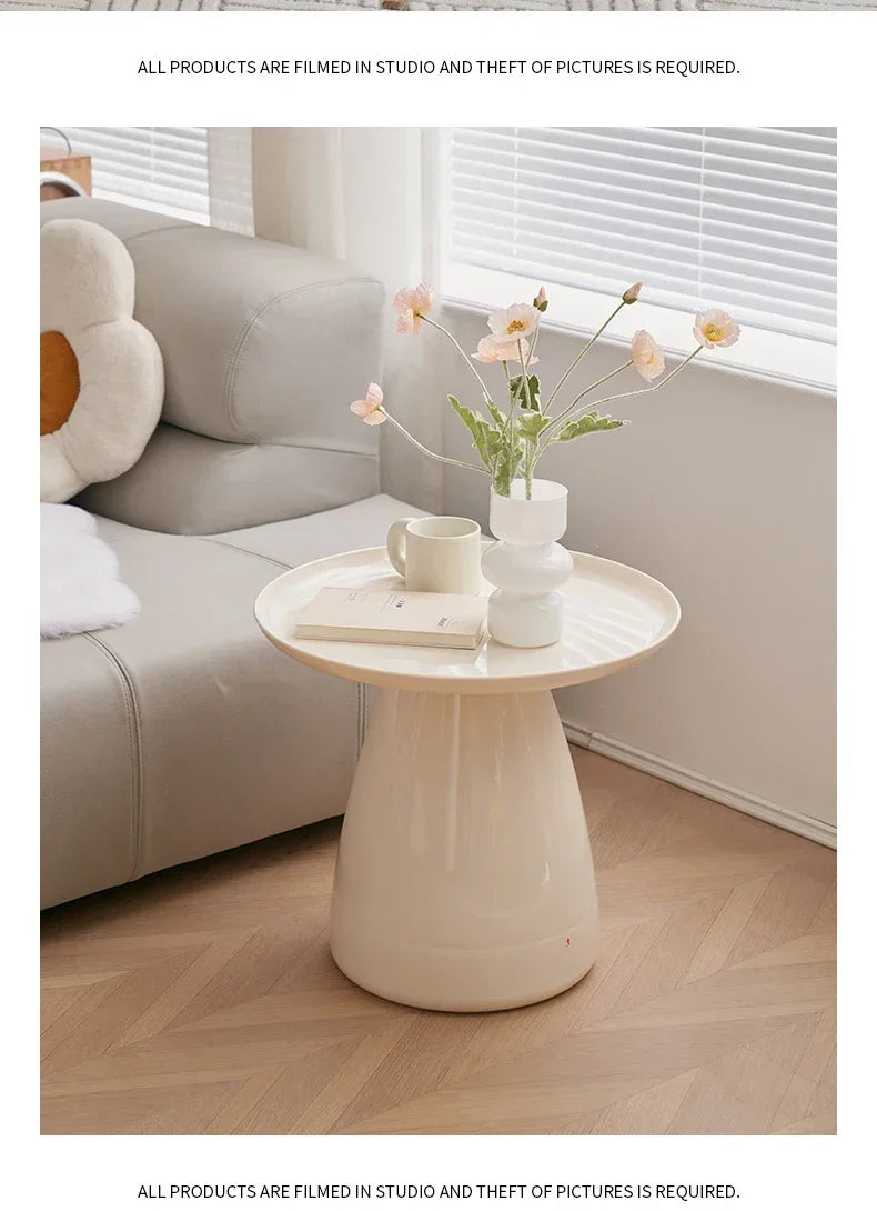 Designer Modern Coffee Table Living Room Nordic Round Glass Coffee Table Side Table