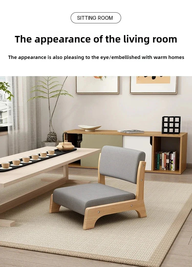 Modern Tatami Lazy Sofa Chair Japanese Living Room Furniture Back Floor Nordic Wind Bay Window Low