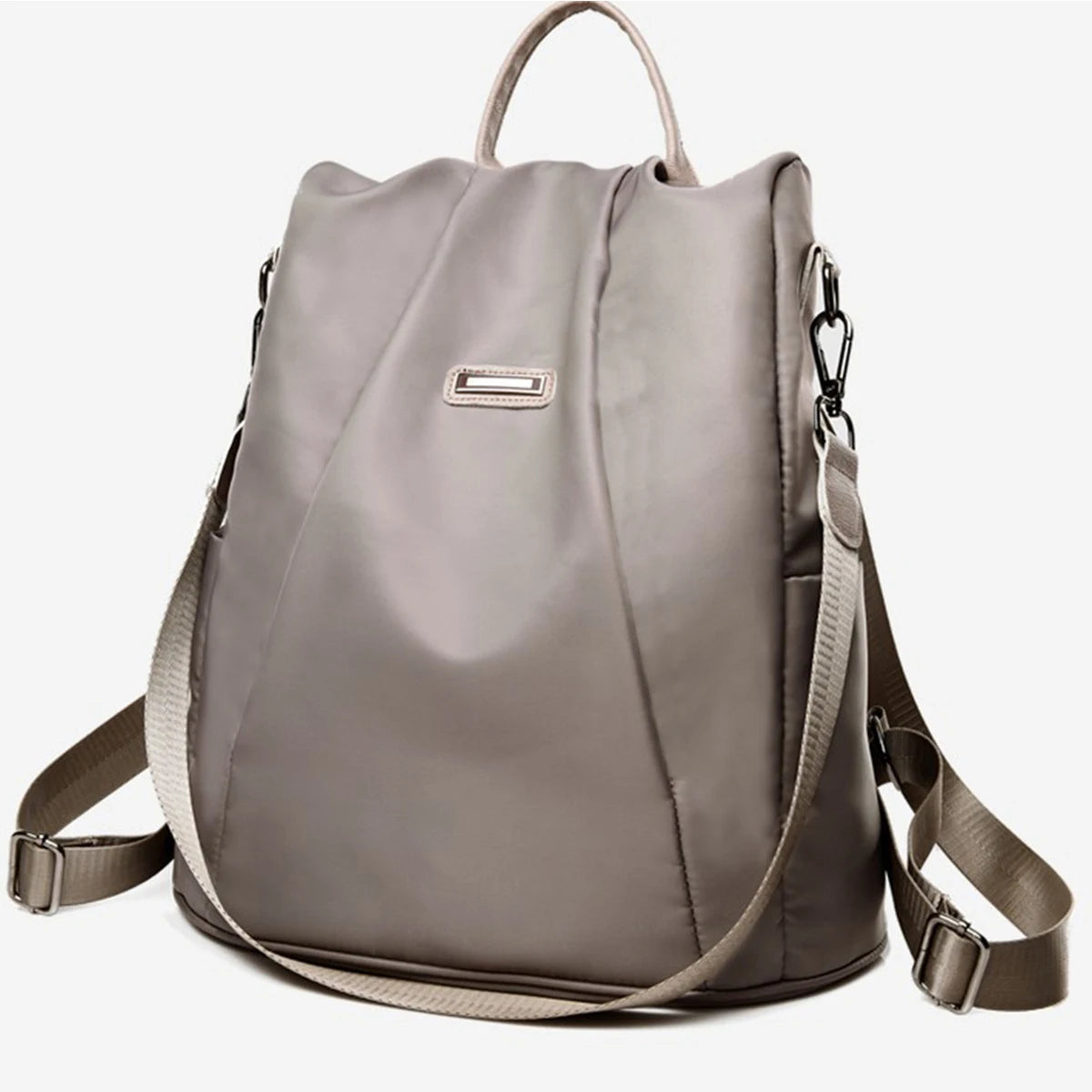 Neutral Style Backpack for Men and Women, with Three Carrying Straps, Suitable for Travel and Tourism Made of Nylon Material.