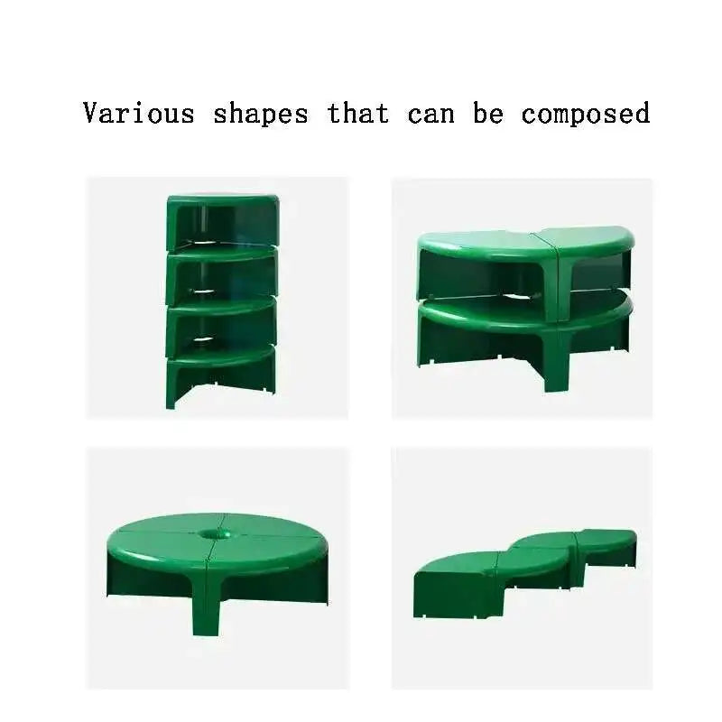 Nordic Round Color Side Table Creative ABS Plastic Coffee Tables Designer Living Room Furniture Modern Home Storage Corner Table