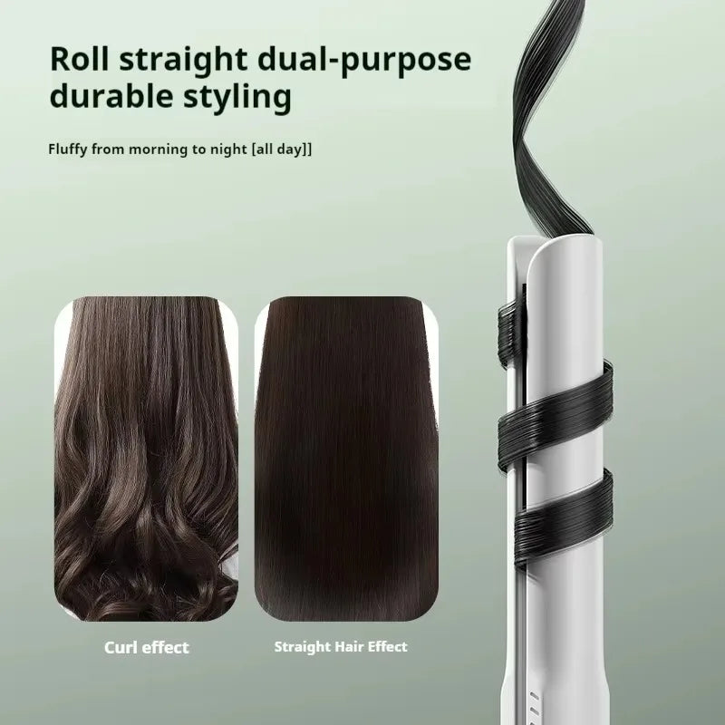 J1 Electric Hair Iron Quick Heating Curling Iron For Wavy Hairstyle Iron Hair Styling Curler Straightener For Home School Travel