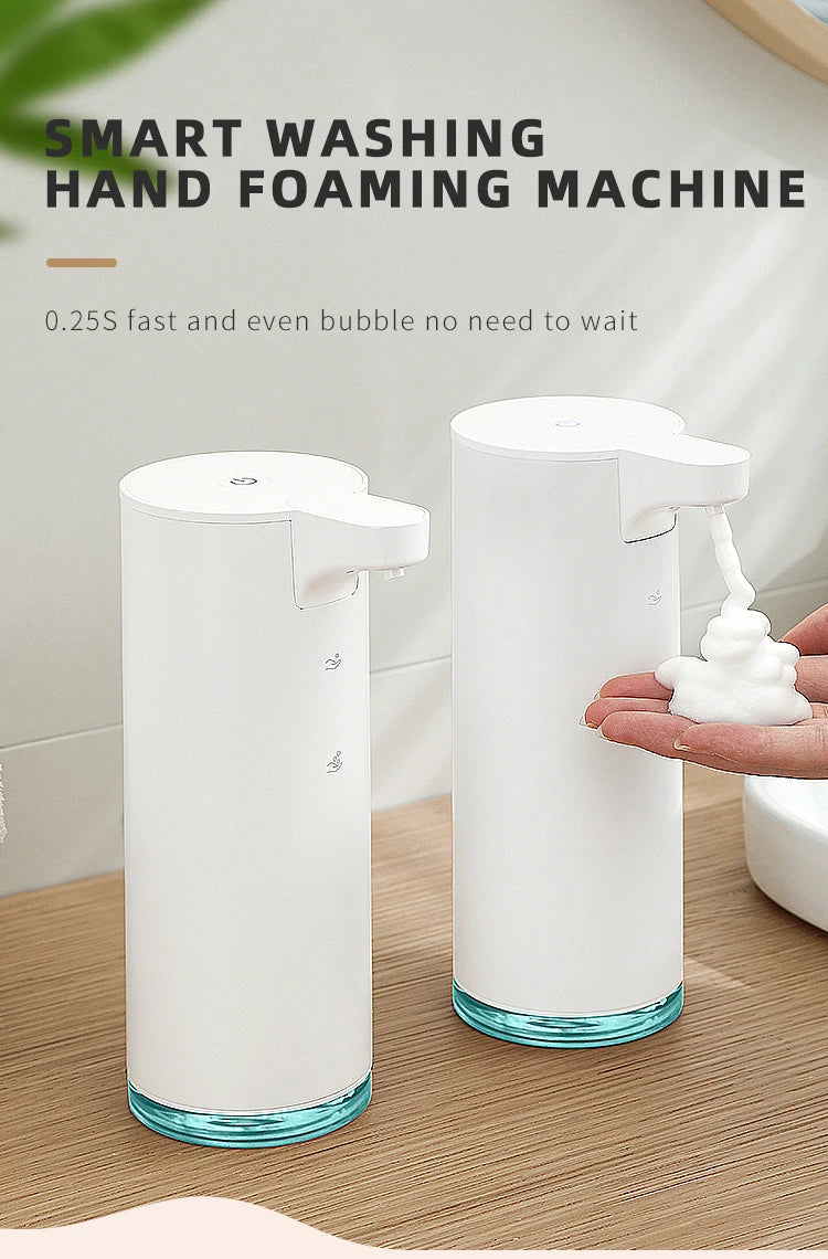 Stainless Automatic Soap Dispensers Rechargeable Touchless Sensor Smart Washing Hand Machine Liquid Hand Sanitizer Pump Foaming