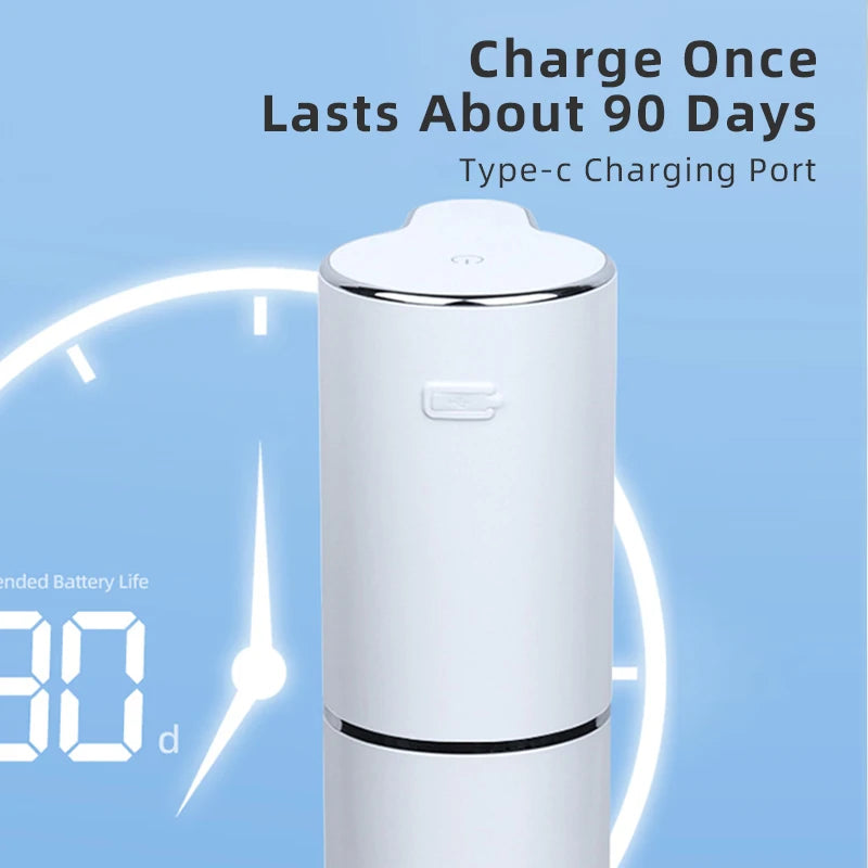 New Wall Mounted Automatic Soap Dispenser Foam Smart Hand Washing Machine 300ml Liquid Rechargeable Bathroom Induction Sensor