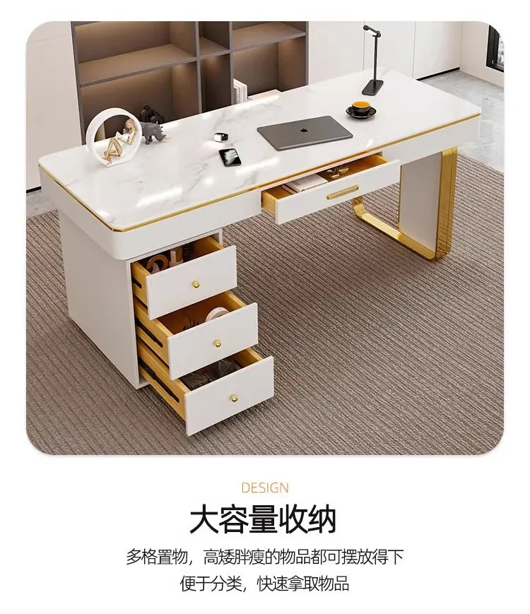 Modern Luxury Rock Slab Room Desks Gaming Desk Computer Desk Office Table Gaming Table Motion Study Computer Desks Furniture