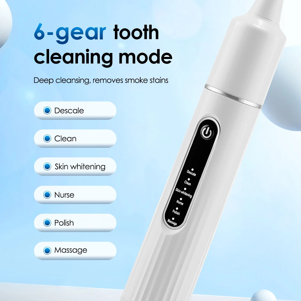 Electric Toothbrush 6 Brush Heads Sonic Electric Toothbrush with 31000VPM Deep Clean 6 Modes Waterproof Rechargeable for Adults