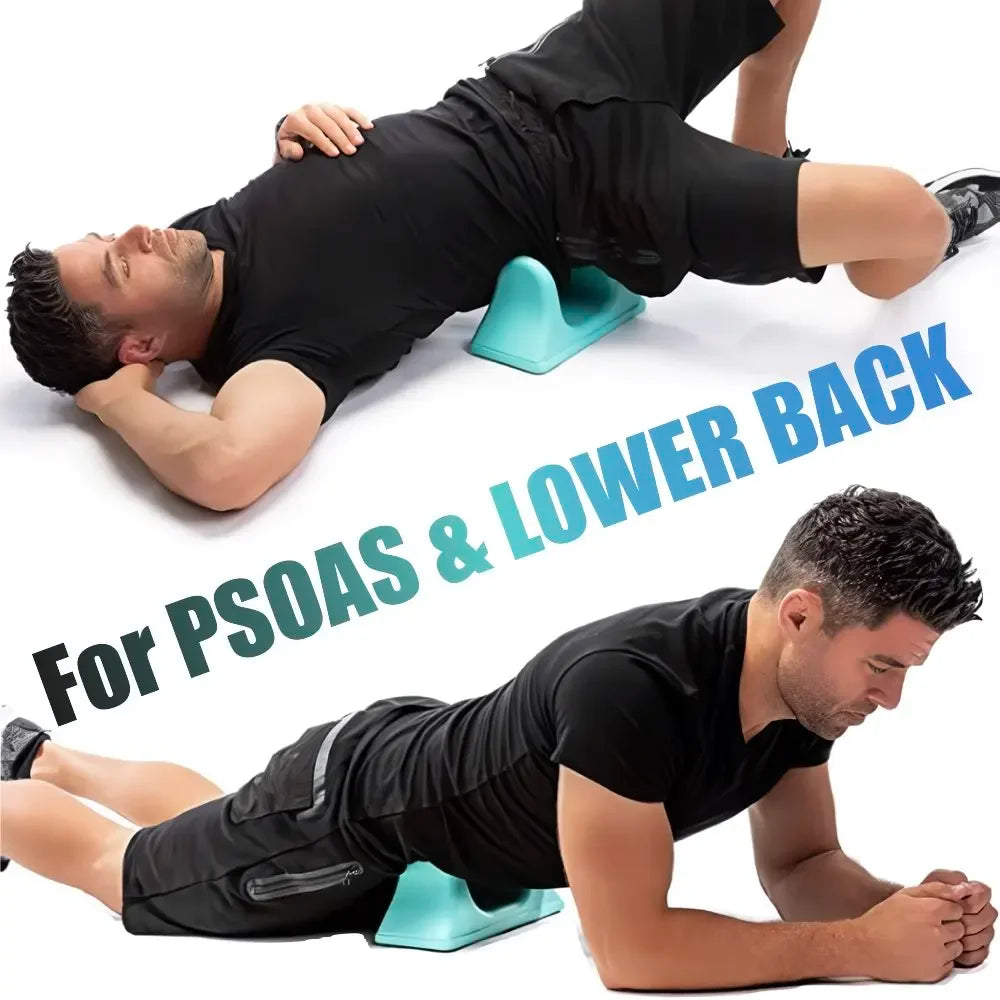Psoas Muscle Release Deep Tissue Massage Tool Psoas Back Hip Flexor Release Tool Black Muscle Relaxing Massager for Gym Sports