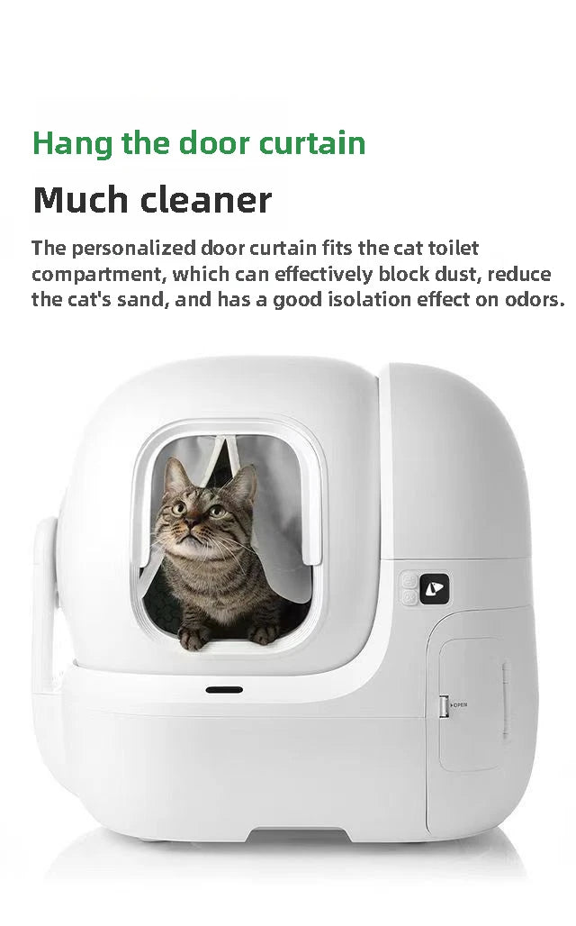 Petkit Smart Cat Toilet Magnetic Dustproof Curtain 2.0 Max Series Compatible Applicable to MAX MAX 2 MAX pro Cat Litter Box