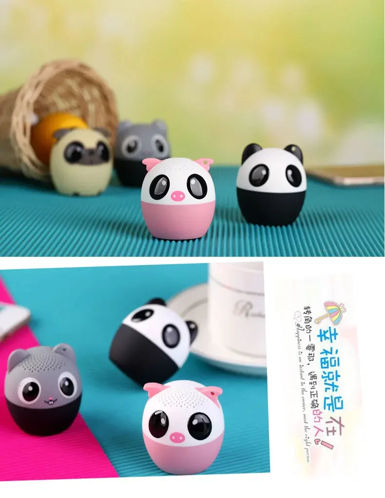 Electronic Pet Mini Bluetooth Speaker 3W TWS Stereo Small Wireless Speaker Portable Animal Pet Micro Speaker Christmas