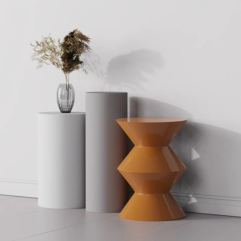 nordic Designer side stool coffee table  Small Round bed side table living room