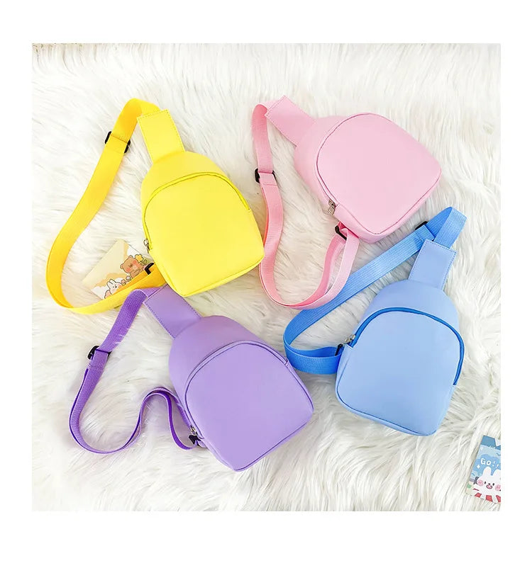 Kpop Demon Hunters Girl Crossbody Bags Letter A-Z Kids Shoulder Chest Bag Cartoon Phone Messenger Bags Birthday Christmas Gift