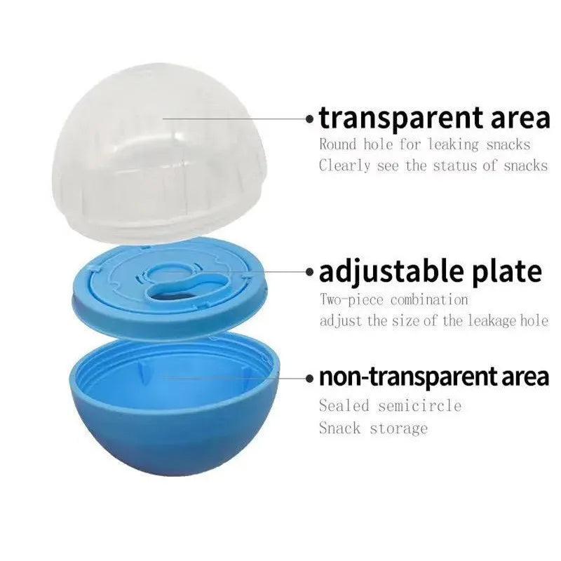Pet Interactive Dog Cat Toys Leakage Food Balls Adjustable Anti Choke Slow Feeder Treat Dispenser Iq Training Educational Toy