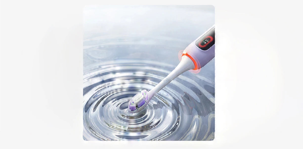 XIAOMI MIJIA Sonic Vibration Electric Toothbrush Pro,Smart 4 Modes, Long Battery Life, IPX8 Waterproof,LED Screen & Travel Lock