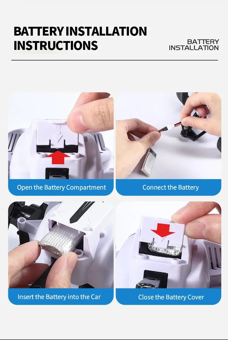 RC Stunt Car With Wifi Hd Camera Bounce Car Flexible Wheels Rotation Led Light Remote Control Jumping Vehicle Toy Gift Q207