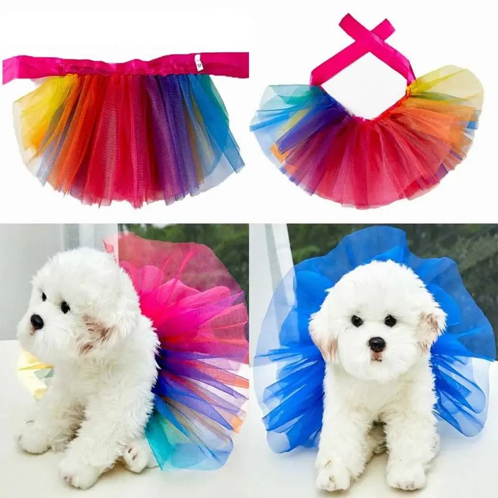 Lace Princess Dress Tutu Dress For Small Medium Dog Apparel Puppy Dog Skirts Pet Supplies Puppy Clothes Dog Dress 강아지옷