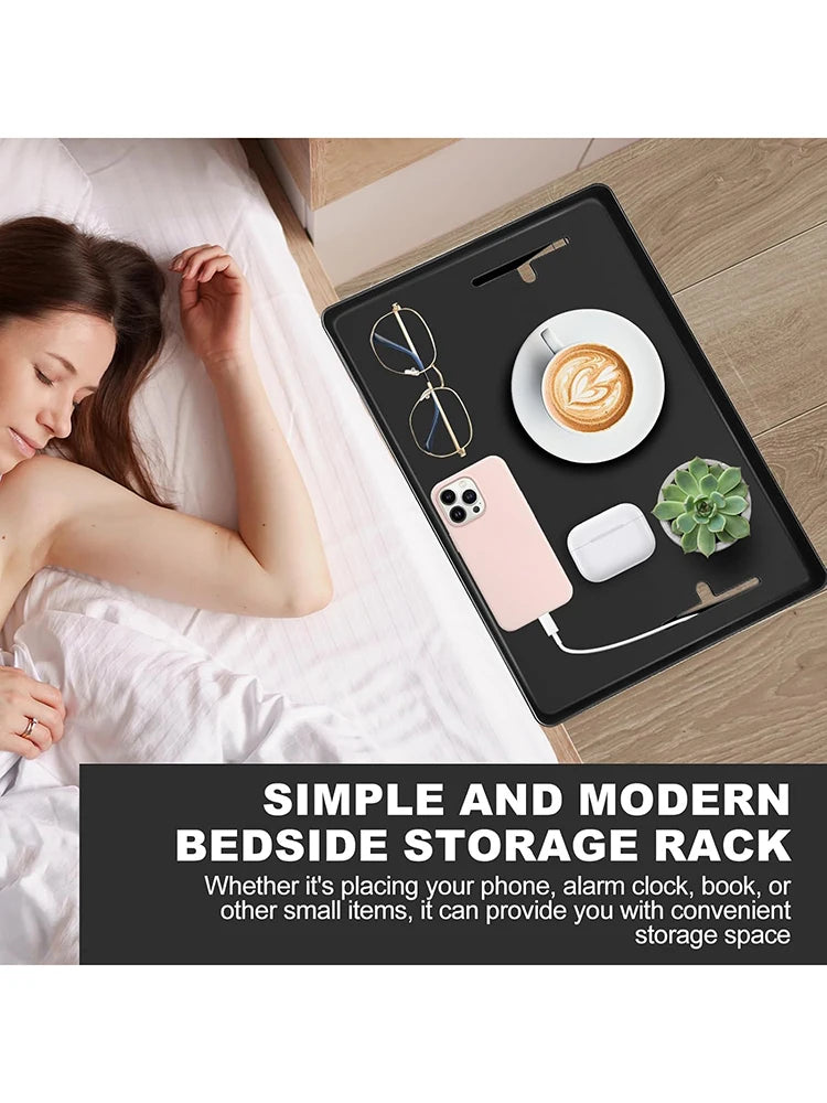 1 Bedside Shelf, Suitable For Bed, Dormitory, School, Home Storage Tray Storage Box, Bedside Table, Storage And Finishing