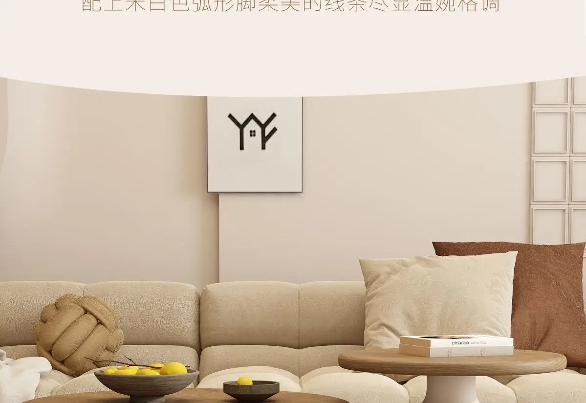 Cream style Martini coffee table, living room, small household, simple iron round shape