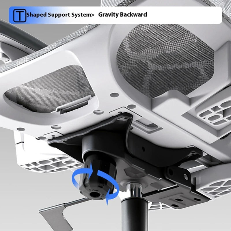 Ergonomic Office Chair High Back Computer Desk Chair 6D Adjustable Headrest And Lumbar Support Mesh Swivel Reclining Gaming Seat