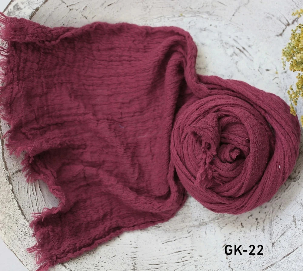 Professional Stretchable Wrapping Newborn Photography Props Soft Cotton Gauze Wraps Blanket Studio Baby Styling Props Accessory