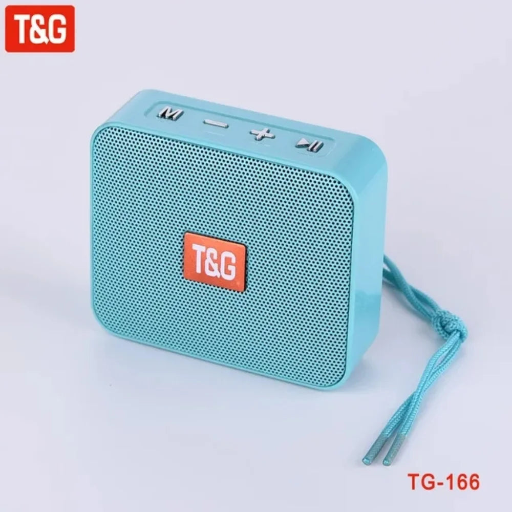 Mini Portable Outdoor Riding TG166 Bluetooth Speaker Wireless Column 5W Boombox Hiking Music Player AUX BT5.0 USB Loudspeaker