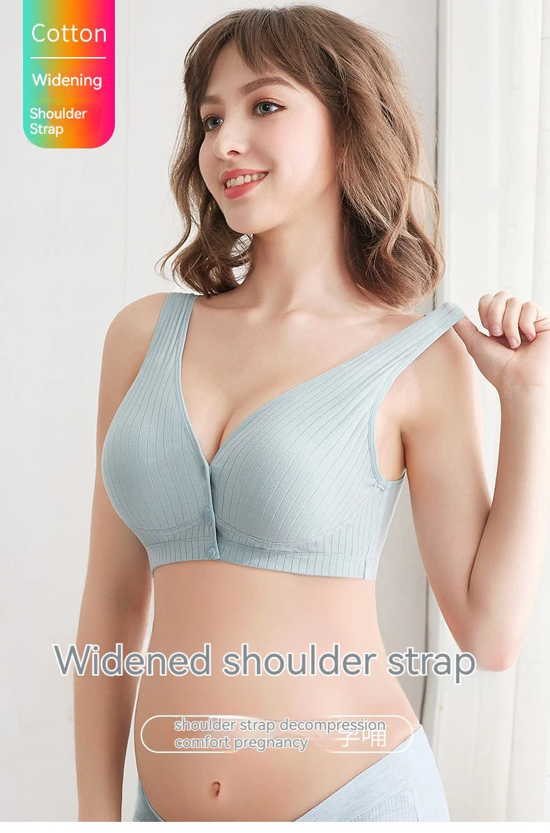 New Cotton Maternity Nursing Bras Pregnant Breastfeeding Pregnancy Women Underwear Breast Feeding Bra Soutien Gorge Allaitement
